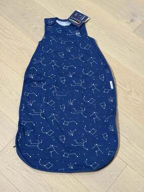 Woolino 4 Season Ultimate Baby Sleep Bag Merino Wool Night Sky 2-24 Months
